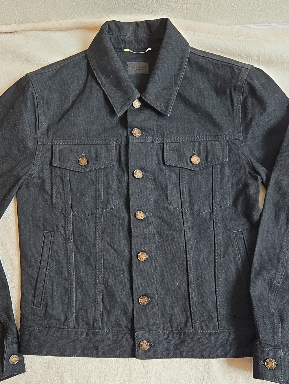 Saint Laurent Black Denim Jacket